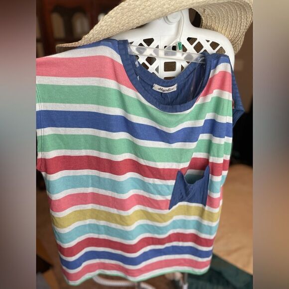 Haptics striped top size 1X new with tags!🛍️ - Picture 1 of 6